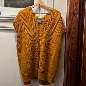 Anthropologie oversized sweater vest